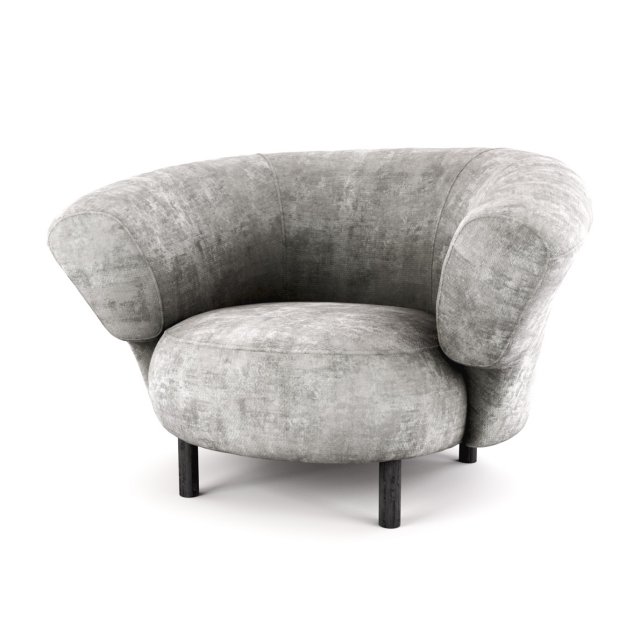 ana armchair christophe delcourt Modelo 3D .c4d .max .obj .3ds .fbx .stl .blend