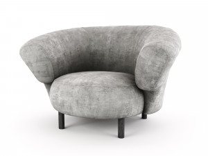 ana armchair christophe delcourt Modello 3D