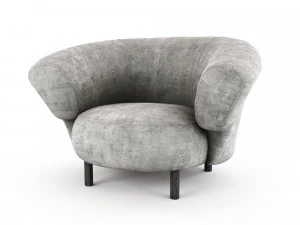 ana armchair christophe delcourt 3D Model