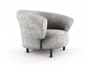 ana armchair christophe delcourt Modello 3D