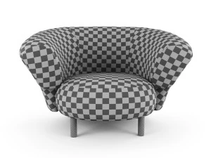 ana armchair christophe delcourt 3D Model