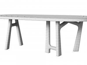 bureaux christophe delcourt table 3D Model