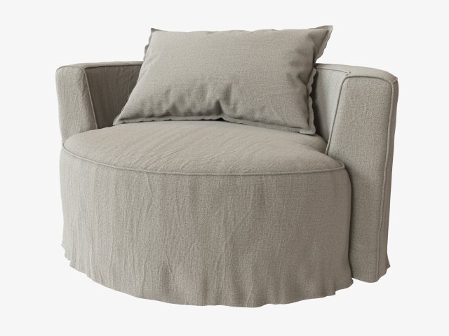 nos armchair 3D Модель .c4d .max .obj .3ds .fbx .stl .blend 