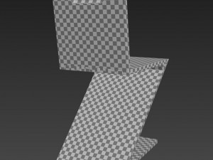 zig zag chair 3D Model