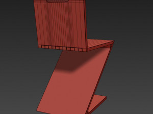 zig zag chair 3D Model