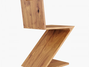 zig zag chair 3D Model