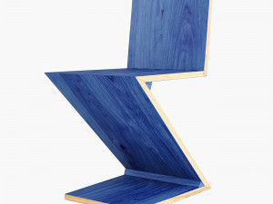 zig zag chair 3D Model