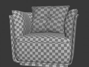 allure armchair 3D Модель