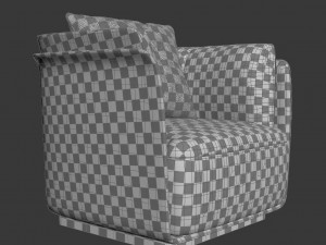 allure armchair 3D Модель