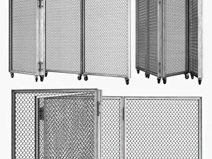 schermo metallico Modello 3D