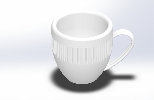stylish cup Modello 3D .c4d .max .obj .3ds .fbx .stl .blend 