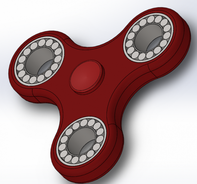 spinner toy 3D Model .c4d .max .obj .3ds .fbx .stl .blend
