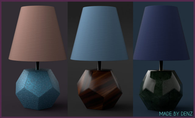 lamp hedra Modelo 3D .c4d .max .obj .3ds .fbx .stl .blend 