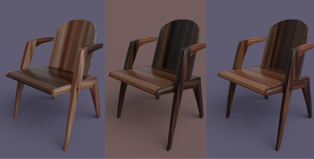 wood chair 3D Модель .c4d .max .obj .3ds .fbx .stl .blend 