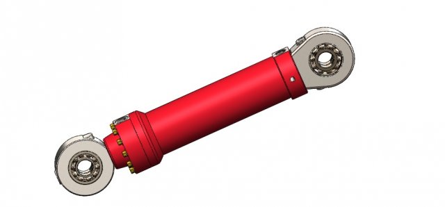 hydraulic piston Modelo 3D .c4d .max .obj .3ds .fbx .stl .blend 