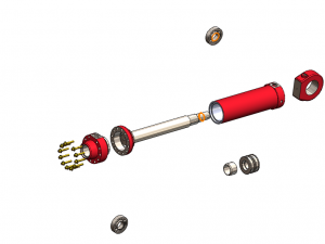 hydraulic piston Modelo 3D