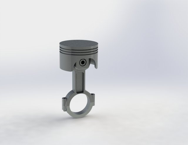 piston Model 3D .c4d .max .obj .3ds .fbx .stl .blend 
