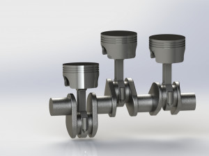 crank shaft 3D Model