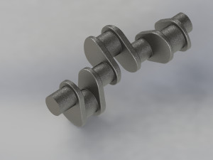 crank shaft Modelo 3D