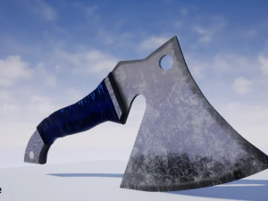 keukenbijl uit de Sovjet-Unie 3D Model