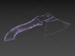 kitchen hatchet from ussr Model 3D