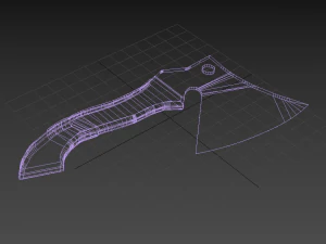 kitchen hatchet from ussr 3D Model