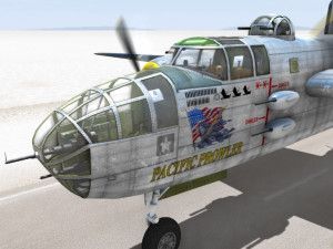 b-25 cargo plane 3D Модель
