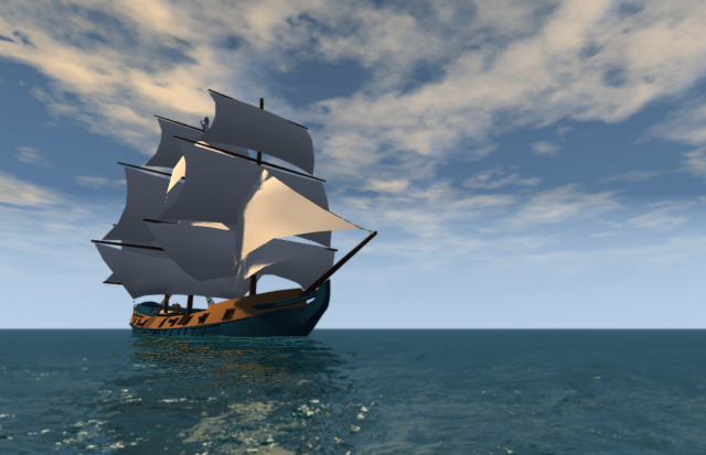 ship 3D 模型 .c4d .max .obj .3ds .fbx .stl .blend