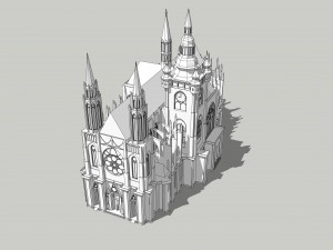 St Vitus Cathedral Modèle 3D
