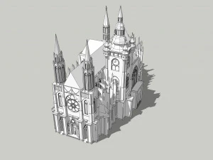 Catedral de S&atilde;o Vito Modelo 3D