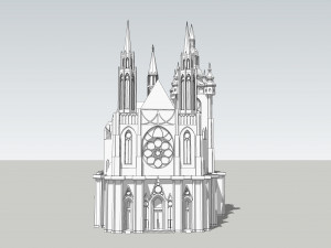 St Vitus Cathedral Modello 3D