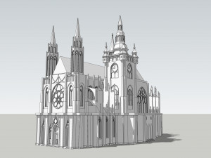 St Vitus Cathedral Modello 3D