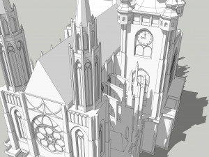 St Vitus Cathedral Modello 3D