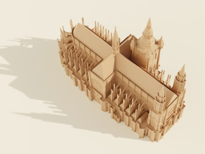 St Vitus Cathedral Modello 3D