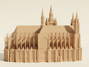 St Vitus Cathedral Modello 3D