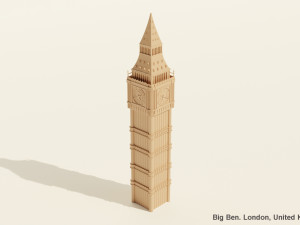 Big Ben 3D Model