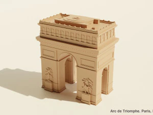Arco do Triunfo Modelo 3D