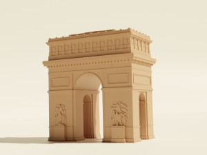 Arc de Triomphe Model 3D