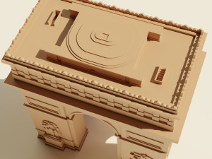 Arc de Triomphe Model 3D