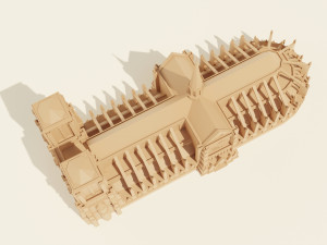 Notre-Dame de Paris 3Dモデル