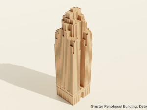Greater Penobscot Building 3D-Modell