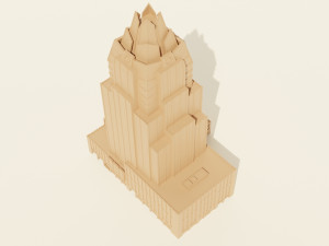 Frost bank tower Modello 3D