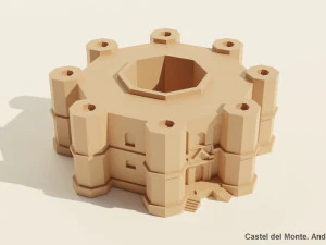 Castelo do Monte Modelo 3D