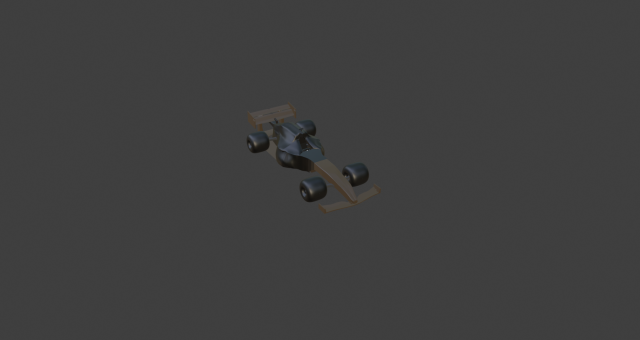 open wheel race car Model 3D .c4d .max .obj .3ds .fbx .stl .blend 