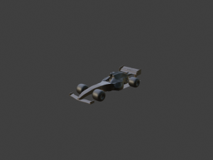 open wheel race car Model 3D
