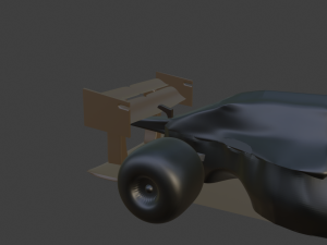 open wheel race car Model 3D