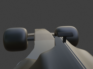 open wheel race car Model 3D