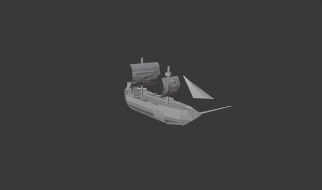 pirate ship 3D Model .c4d .max .obj .3ds .fbx .stl .blend 