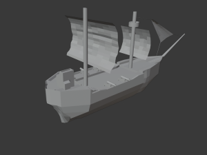pirate ship 3D Model