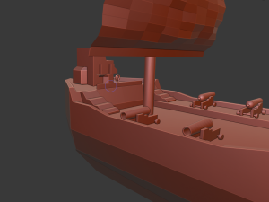 pirate ship 3D Model